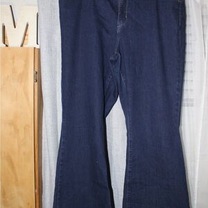 Ava & Viv Blue Flare Wide Leg Jeans